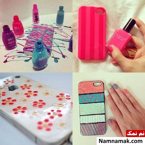 تزیین قاب موبایل دخترانه