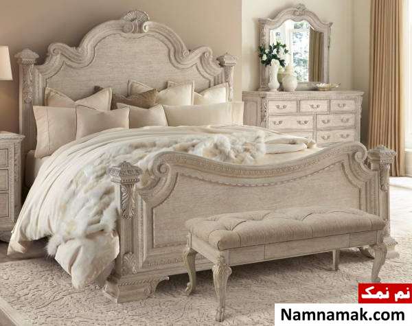 سرویس خواب سفید رنگ سلطنتی