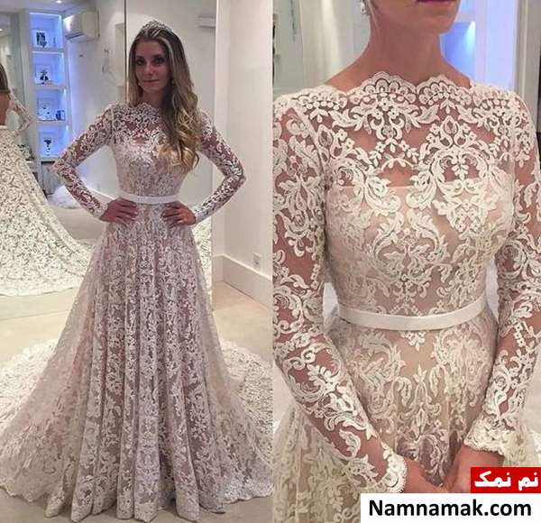 لباس مجلسی 2018 سفید رنگ