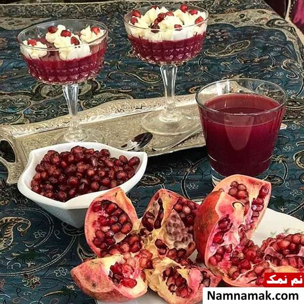 طرز تهیه کیسل انار