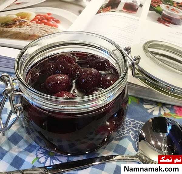 کمپوت گیلاس طرز تهیه کمپوت گیلاس