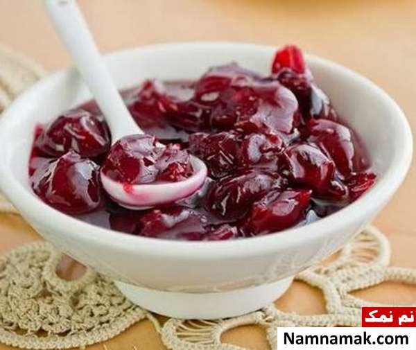 درست کردن مربای گیلاس