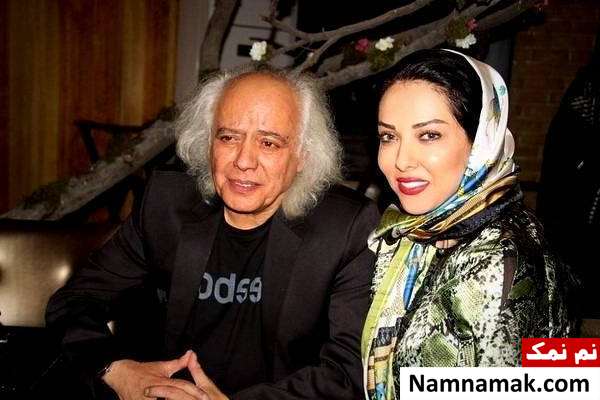 لیلا اوتادی و سیروس الوند در مراسم افطاری مهدی ماهانی