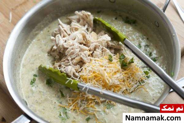 طرز تهیه آنچیلادای مرغ