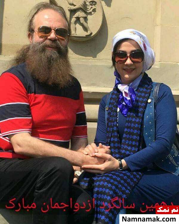 سارا صوفیانی و همسرش سالگرد ازدواج سارا صوفیانی و همسرش
