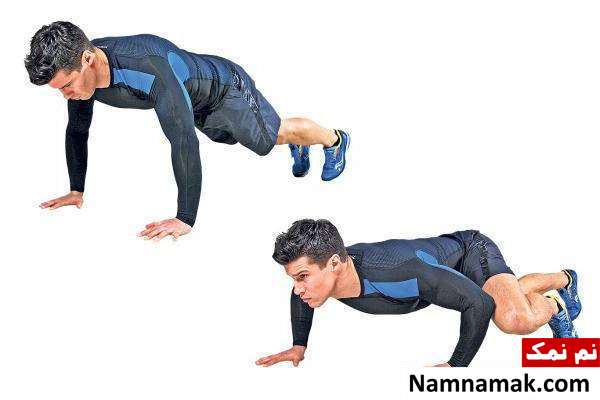 حرکات ورزشی مخصوص کوچک کردن شکم مرد عنکبوتی یکی دیگر از حرکات ورزشی مخصوص کوچک کردن شکم