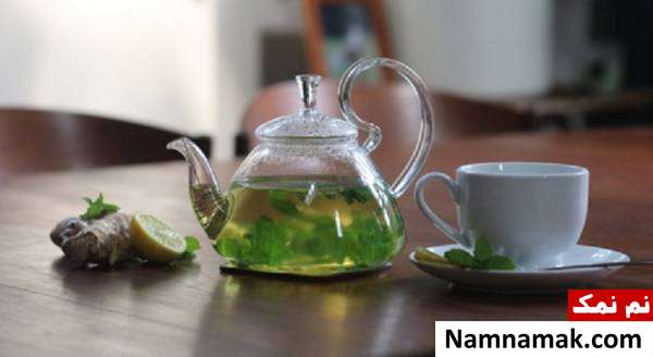 چای سبز و زنجبیل ترکیبی عالی برای لاغری