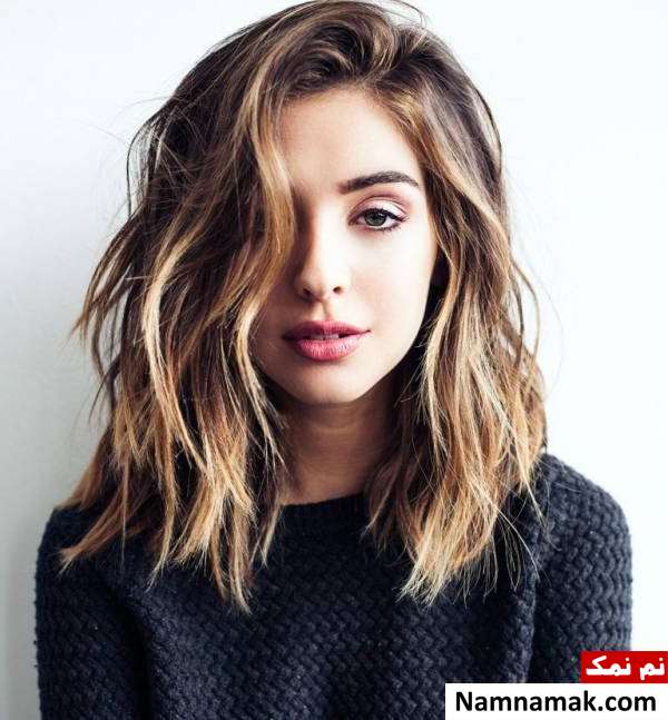 مدل مو مناسب صورت لوزی