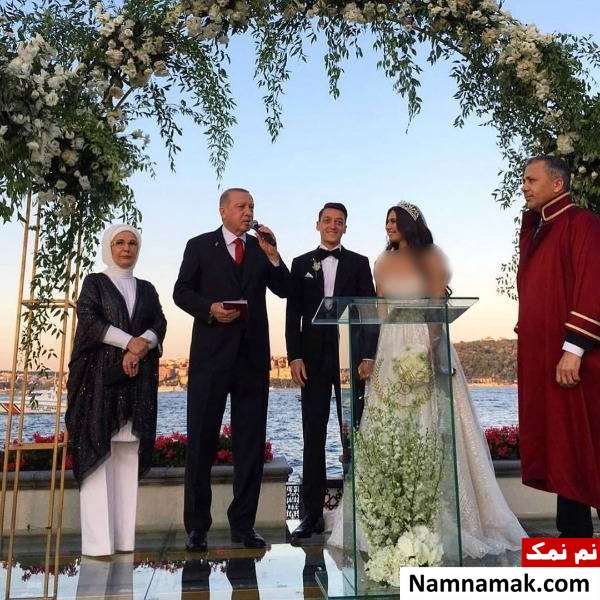 ازدواج مسعود اوزیل اردوغان در مراسم ازدواج مسعود اوزیل