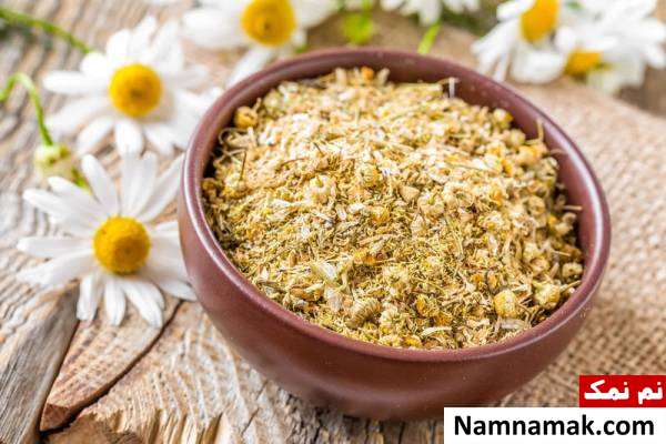 پودر بابونه برای منافذ باز پوست