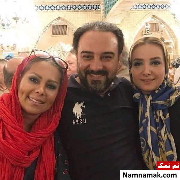 برزو ارجمند و همسرش برزو ارجمند و همسرش در کنار بهار ارجمند