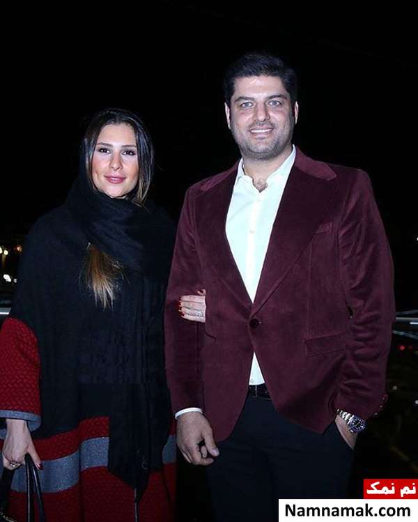 عسل امیرپور یبحجاب تیپ عسل امیرپور در کنار همسرش سام درخشانی