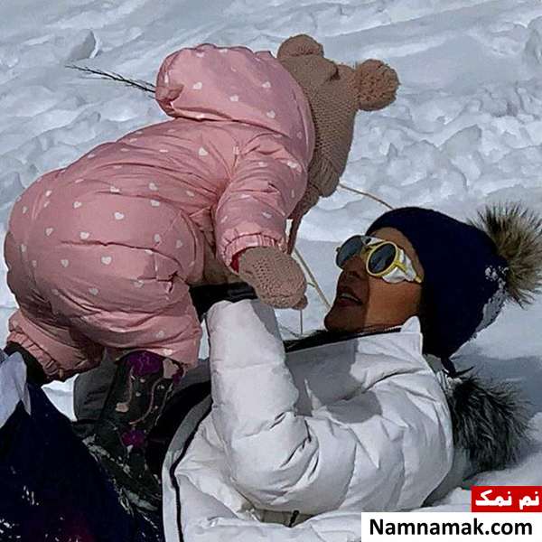 زندگینامه عسل امیرپور و همسرش سام درخشانی و دخترش برکه عسل امیرپور و دخترش برکه