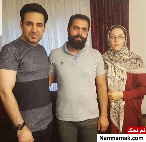 شاهین صمدپور و پدر و مادر بنیتا