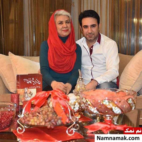 شاهین صمدپور و مادرش