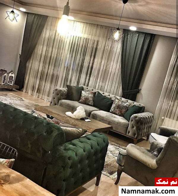 انتخاب رنگ مبل و پرده