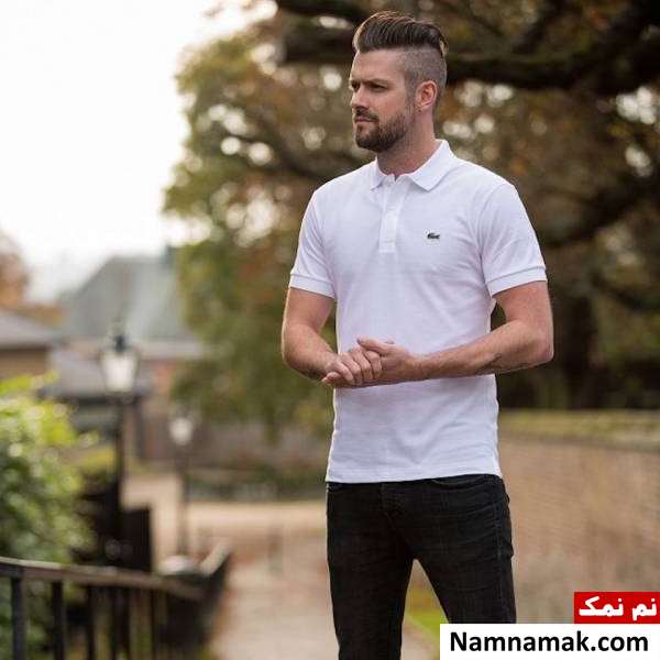 خرید تی شرت یقه دار