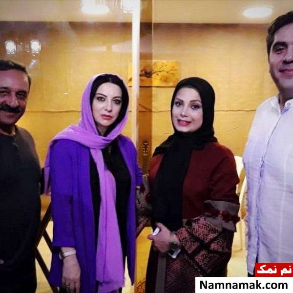 تولد حمیرا ریاضی با حضور صبا راد و همسرش