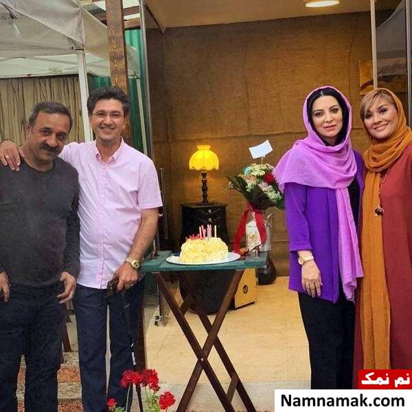 تولد حمیرا ریاضی در کنار امیرحسین مدرس و همسرش