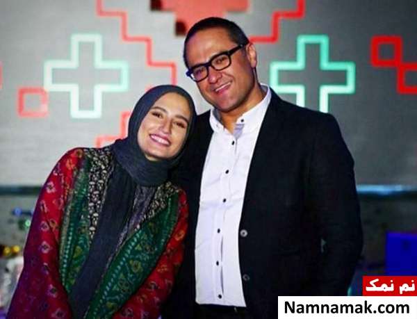 رامبد جوان رامبد جوان در کنار همسرش نگار جواهریان