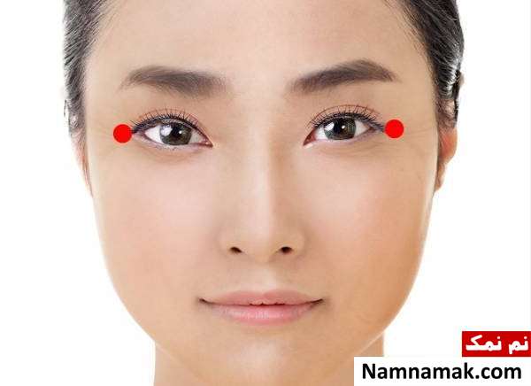 چروک روی بینی ضد پیری دور چشم