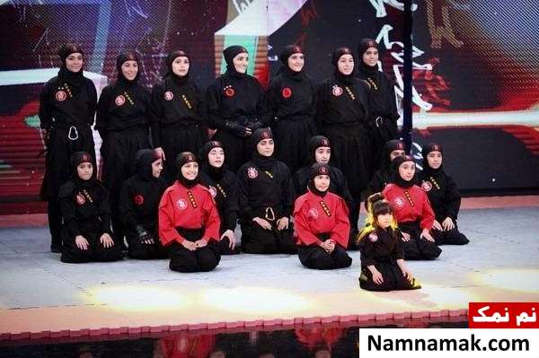 دختران نینجا در برنامه شب گذشته عصر جدید