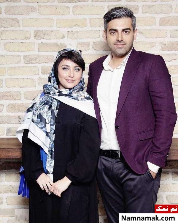 محمدرضا رهبری و همسرش در مراسم اکران فیلم ایکس لارج