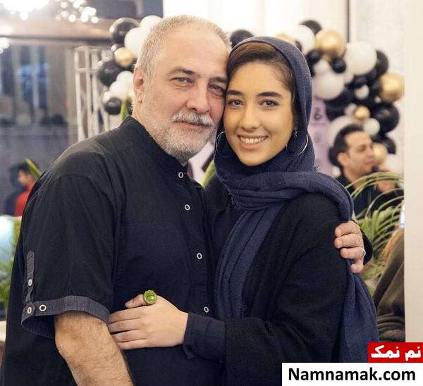 ایرج نوذری و دخترش عکسی از ایرج نوذری و دخترش