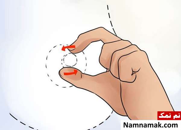 طریقه ماساژ نوک سینه فرو رفته-نوک سینه زنان درمان فرورفتگی نوک سینه