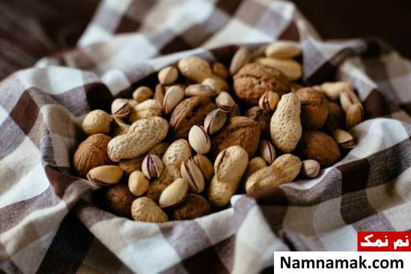 خواص آجیل برای قلب مقدار مصرف آجیل در روز