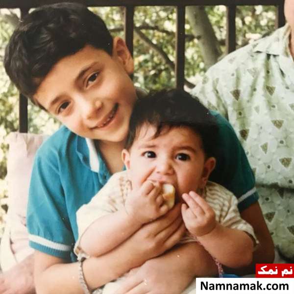 کودکی ریحانه طراوتی و برادرش سیاوش طراوتی