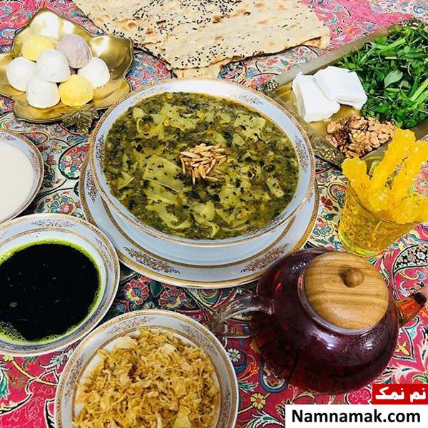 طرز تهیه آش لخشک گناباد و مشهد طرز تهیه آش لخشک گناباد و مشهد