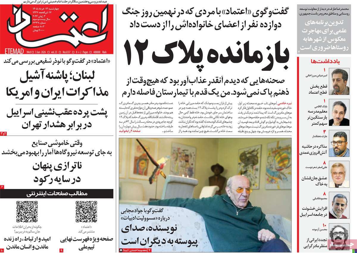 عناوین روزنامه ها