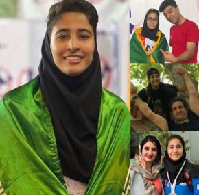 بیوگرافی رومینا سالک اصفهانی اسکیت باز و همسرش