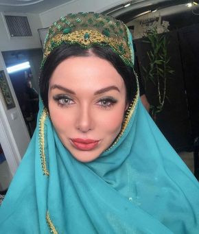 بیوگرافی گلشن قیزی بازیگر آذربایجانی و همسرش + شام ایرانی
