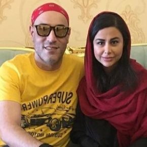 سلفی جدید امیریل ارجمند و همسرش یاسمینا باهر