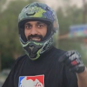 سامان قنبری زاده موتورسوار
