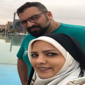 الهه چرندابی و همسرش