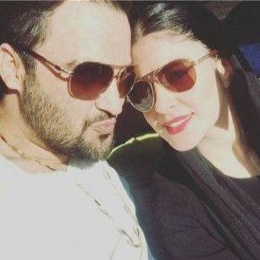 سلفی مهدی سلوکی در کنار همسرش